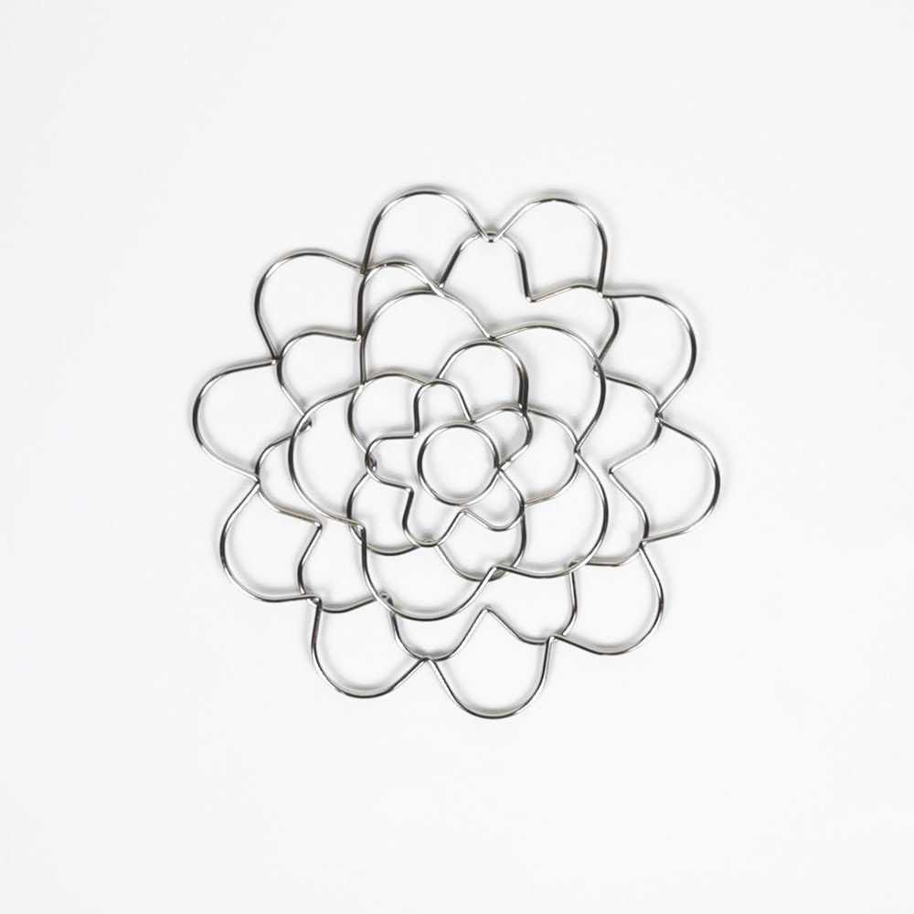 

Foldable Metal Grid Flower Arrangement Board - Large Capacity Gardening Tool for Symmetrical Flower Arrangement