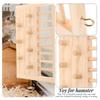 1 Stück Holz Hamster Kletterleiter Spielzeug Hängende Brücke Sprungbrett Spielplatz Spielzeug für Kleintier Hamsterkäfig Landschaftsbau Spielzeug