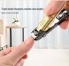 Anti-Splash Stainless Steel Nail Clipper with Large Opening and Car Bionic Design