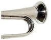 Nickel Silver Bugle with Nickel Mouthpiece | Traditional Indian Wind Musical Instrument