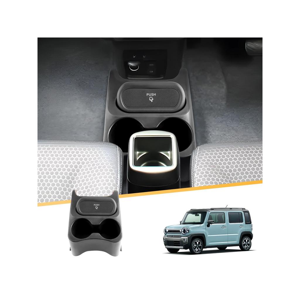LFOTPP Suzuki Hustler 2nd Generation MR52S MR92S Dedicated Center Console Storage Box Console with Drink Holder and Small Item Tray New Hustler Trash