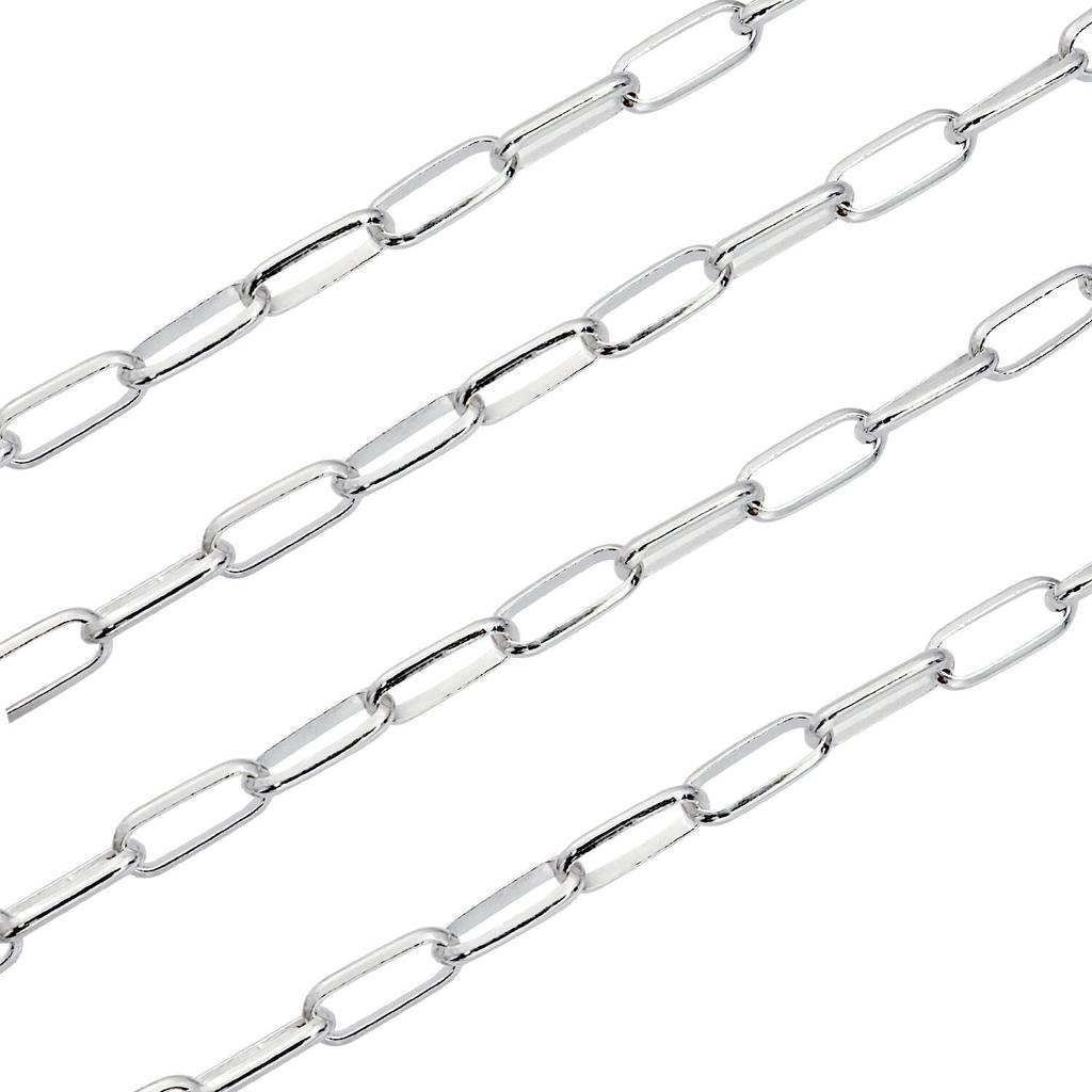 Sears Navajo Chain Silver SV 60cm Necklace, 925, 5.5mm Wide, Long, SNJ180-60