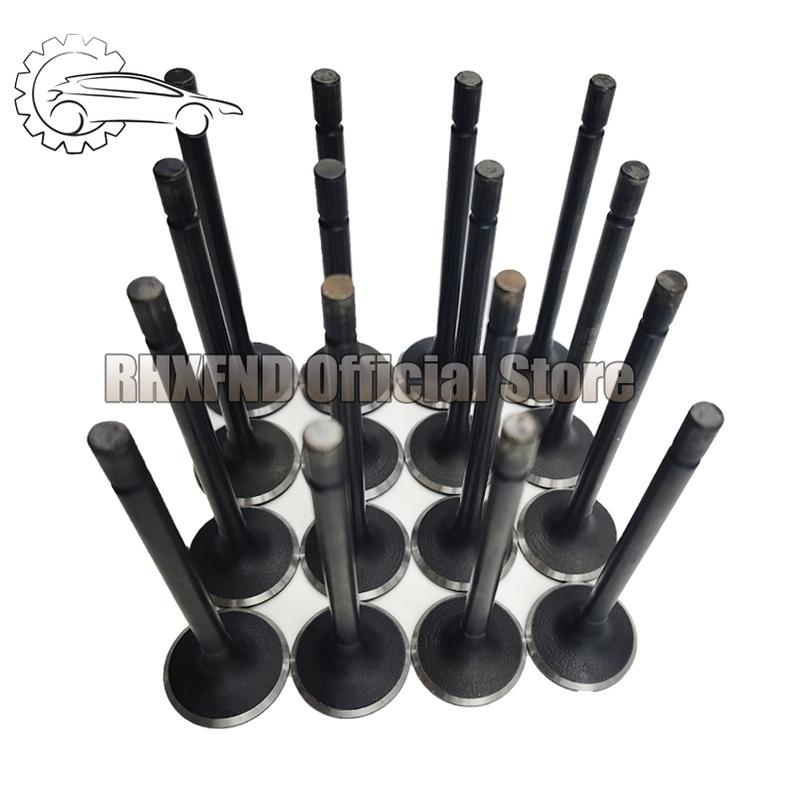 D4EA Intake Valve and Exhaust Valve For Hyundai SANTAFE TUCSON TRAJET ELANTRA 2.0L L4 16V 22211-27000 22212-27000