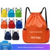 Unisex Outdoor Sports Drawstring Backpack for Basketball & Football