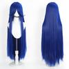 Parrucca Cosplay Lunga Dritta 100CM Multicolore Rosa Biondo Nero Parrucca Costume Anime Parrucca Cos Sintetica Universale Parrucca per Uso Quotidiano Feste