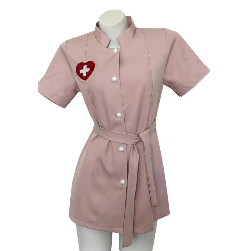 Sexy Lingerie Cosplay Pure Desire Nurse Uniform Robe Set Sweet Seduction Passion Pajamas