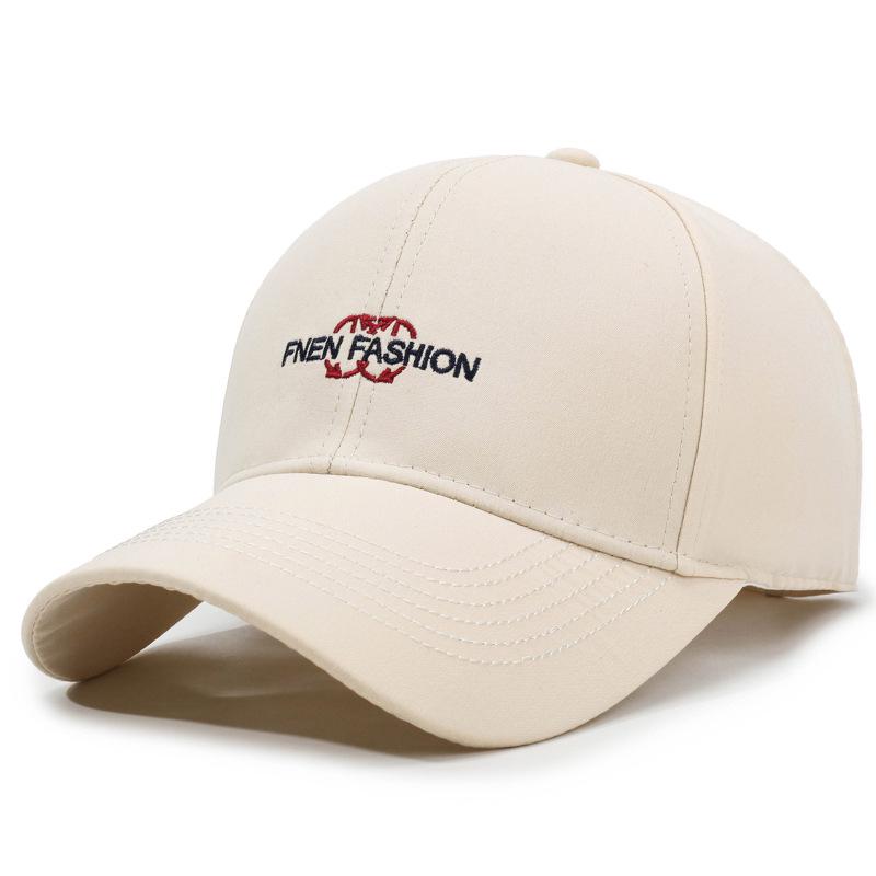 

FNEN FASHION Baseball Cap: Unisex Jacquard Letter Cap for All Seasons - Trendy and Versatile Style One Size бежевый