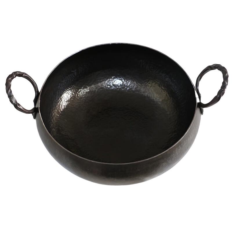 Hand-Beaten Iron Stew Pot