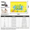 2D Bikini Bottom Custom Backdrop Kids Party Decor
