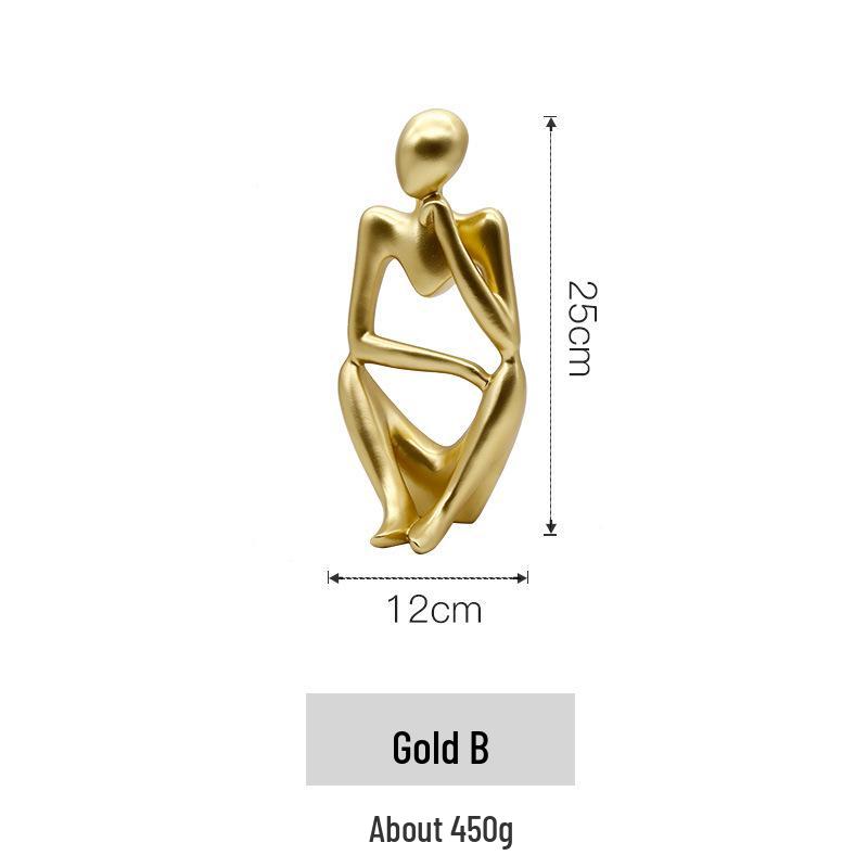 Nordic Lux Yoga Dance Figurines for Home Decor