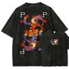 The Amazing Digital Circus Washed T-shirt 2026 New Model Personality Clothes Shirt Year Round Clothing Retro Loose Oversized Plus Size Unisex