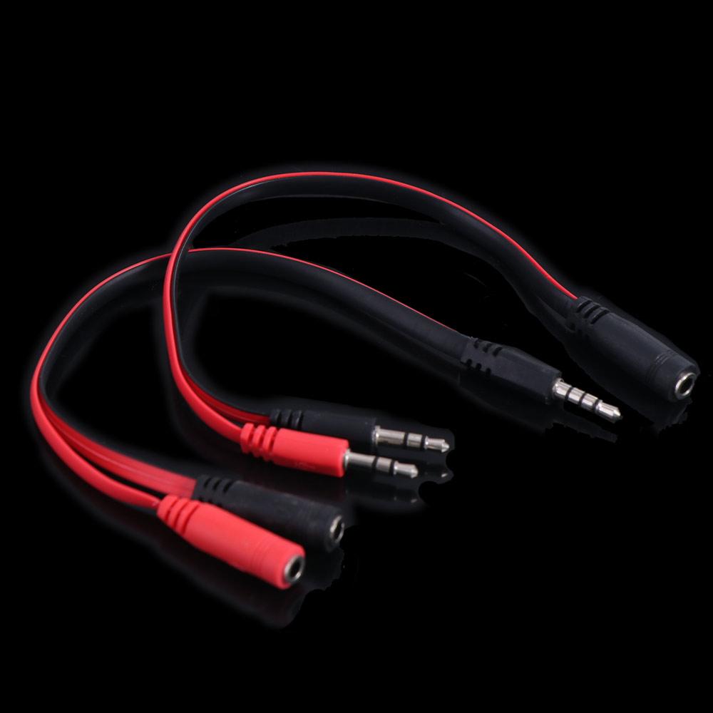 1 Male To 2 Female 3.5 Jack Audio Splitter Cable   for Headphone/Earphone/ Computer/