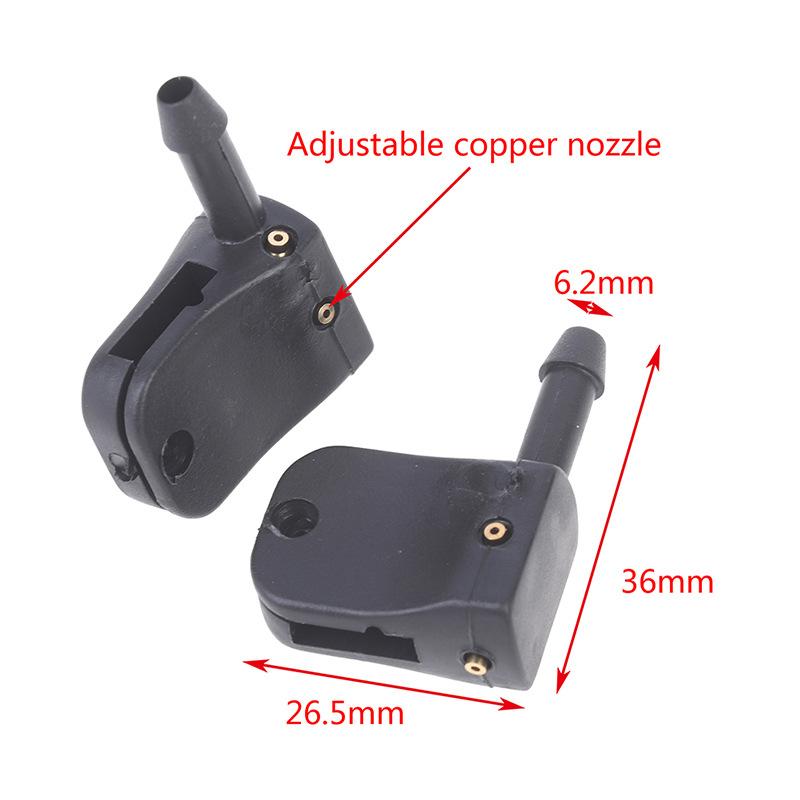 2/4/6 Pezzi Ugello Lavavetri Anteriore Universale a Getto in Plastica per Braccio Tergicristallo Anteriore Renault Espace III Sprinter Vito