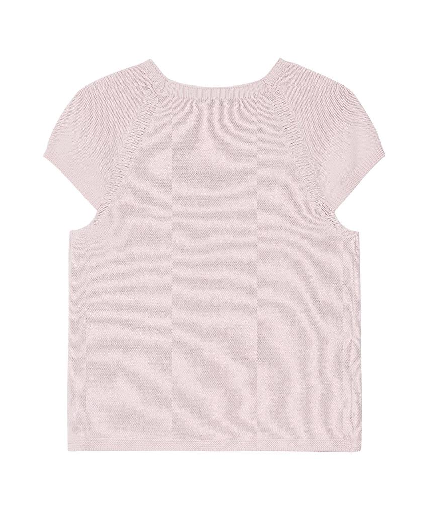 Nyuluki Feminine Short-Sleeved Knit_Light Pink