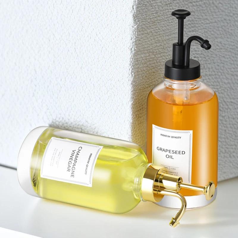 Glass 350ml Syrup Bottle Ketchup Squeeze Bottle for Squeezes Bar Accessories Water Bottles Sauces Mayonnaise Squeezer Sauce Home