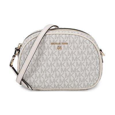 MK Jet Set Charm Monogram Fashion Commuter Crossbody Shoulder Bag Small Women Bags Vanilla-White 32S1GT9C0B-132