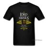 Lord Of Drinks Tshirt Unisex Rule Them All Beer T Shirt Oktoberfest Tops Tees O Neck Black 100 Cotton Clothes Vintage Shirt