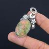 Easter Deal 925 Sterling Silver Unakite Gemstone Wedding Anniversary New Pendant