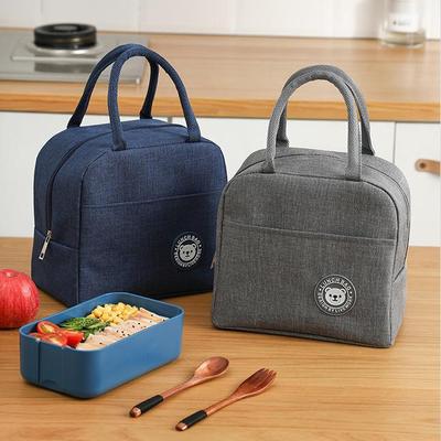 Insulated Lunch Box for Students and Office Workers, Waterproof and Anti-Oil Handbag with Large Capacity and Aluminum Foil Lining