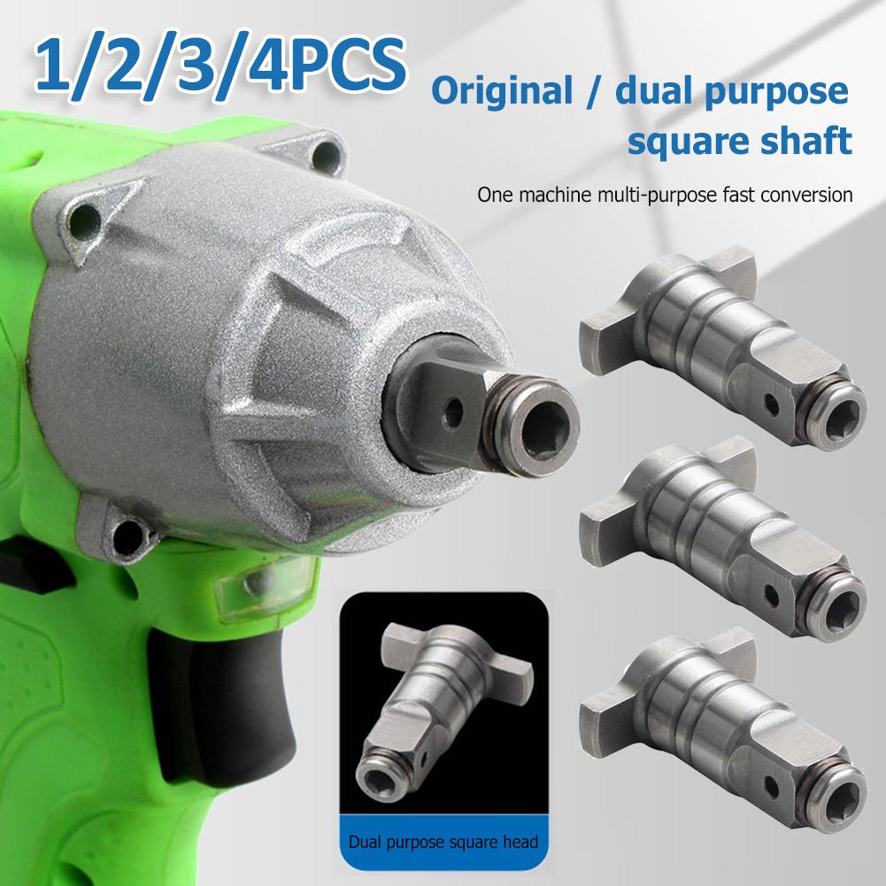 1/2/3/4 STÜCKE Elektrischer Bürstenloser Schlagschrauber Welle Zubehör Einzel-/Doppelnutzung Akku-Schraubenschlüssel Teil Elektrowerkzeug Zubehör