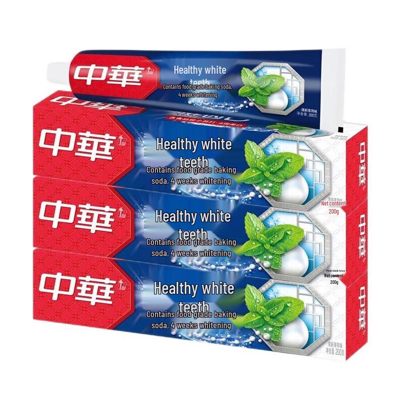 

Zhonghua Healthy White Baking Soda Mint Toothpaste