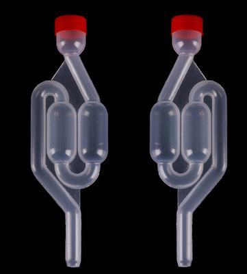 Transparent One-way Wine Air Lock Beer Brewing Fermentation Exhaust Valve Home Plastic Beer Making Tool Equipment Airlock