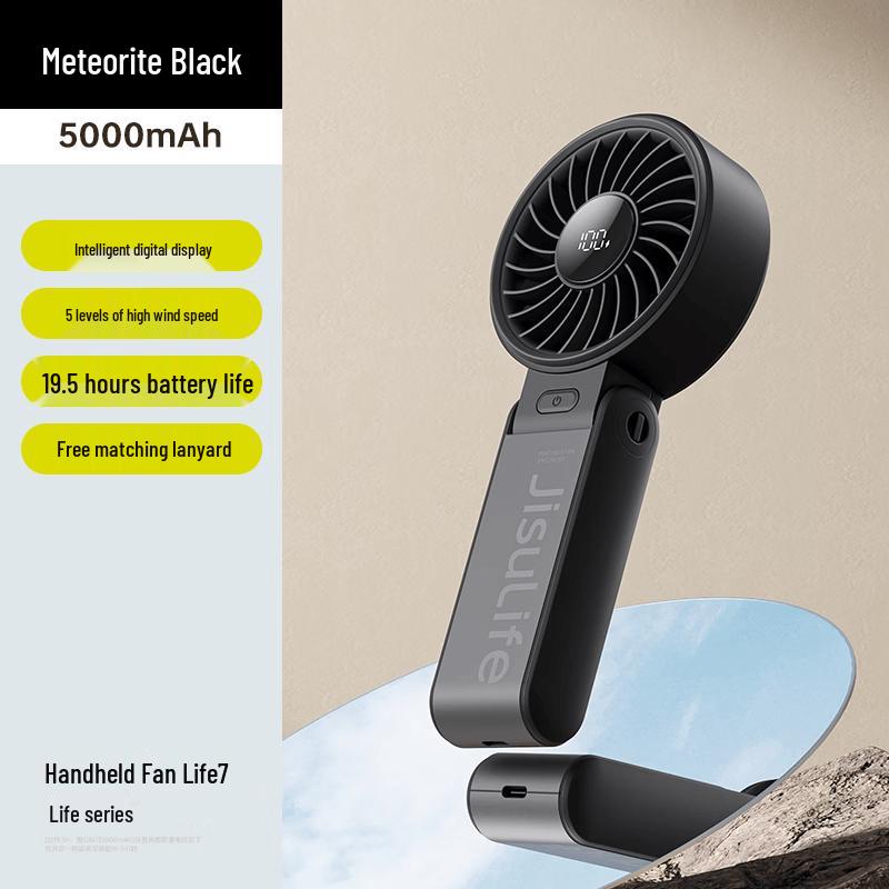 Jisulife Life7 5000mAh Portable Handheld Neck Fan