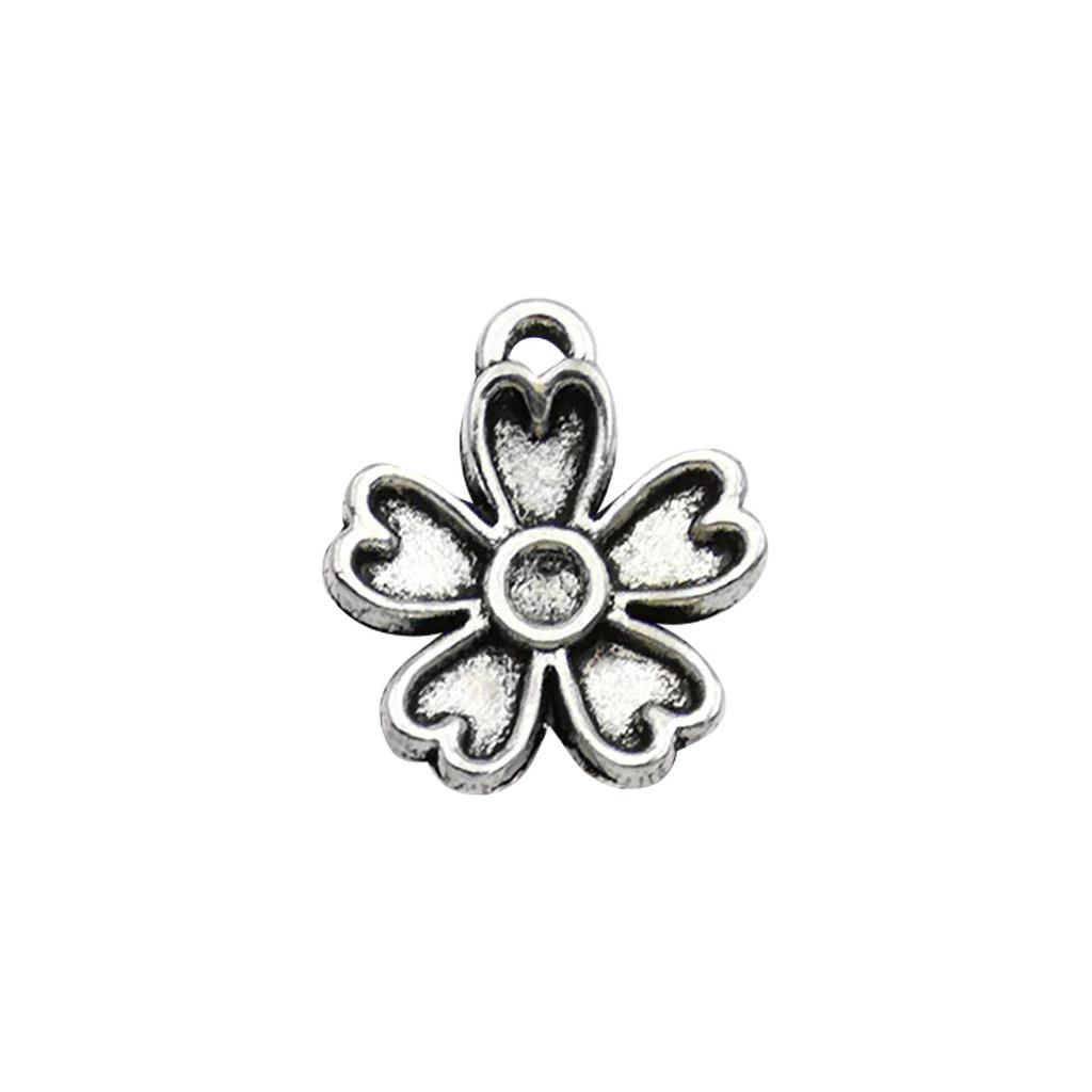 Alloy Flower DIY Jewelry Accessories for Necklace, Bracelet, Key Pendant