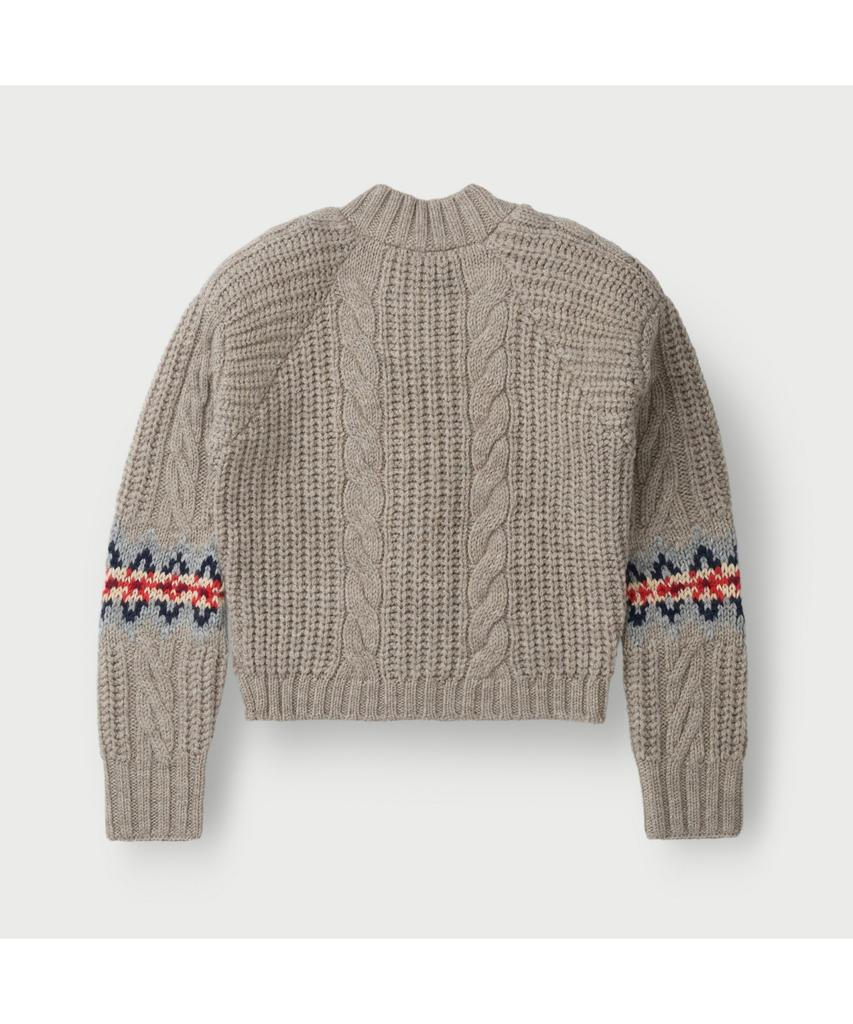 IROWOMEN Garik Over-Shoulder Nordic Cardigan Iowcw25101Bel