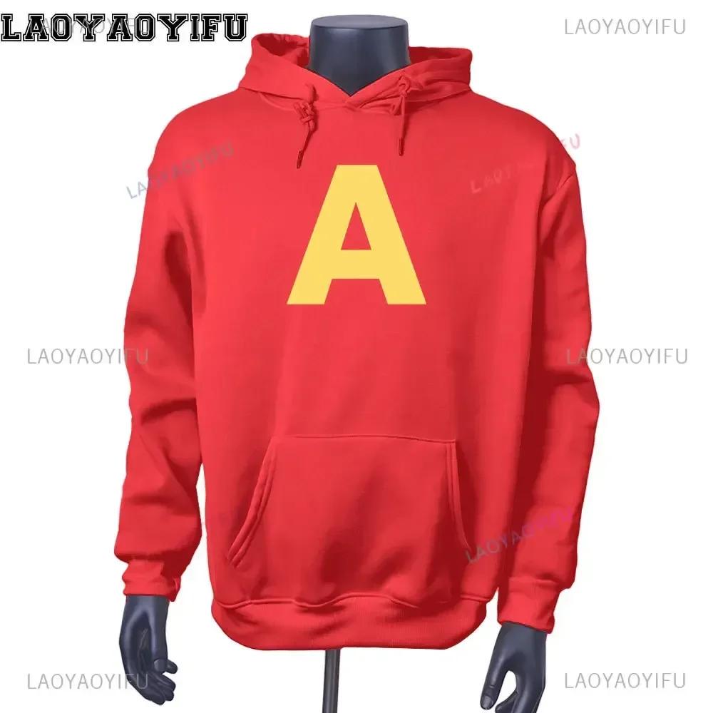 Alvin and The Chipmunks: The Squeakquel's Pullover Woman Manfashion Drop Shoulder Hoodie Is Available for Best Friend Sweatshirt