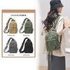 Backpack women's new fashionable lightweight large-capacity backpack nylon cloth women's bag personalized simple texture breast bag