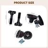 Porch Swing Canopy Frame Kit Multifunctional Fittings for Garden Patio Yard