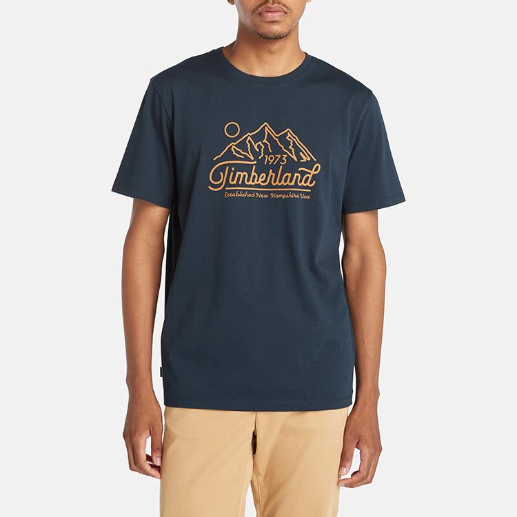 Timberland T Shirt Men's Dark Sapphire A2QMT-433