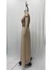 Elegant V-Neck Sequin Chiffon Sleeveless Dress for Spring/Summer 2025