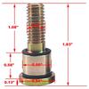 Door Striker Bolt Kit 68172101KO A1837204000 Compatible with Freightliner Century Columbia