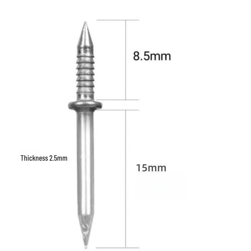 

Seamless Double-Headed High-Strength No-Drill Baseboard Fixing Nails Trial pack [3 pieces] no installation tool