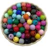 Home Party Supplies for Jewelry Making Round Loose Beads DIY Solid Color 50PC Multicolor 10mm Opaque