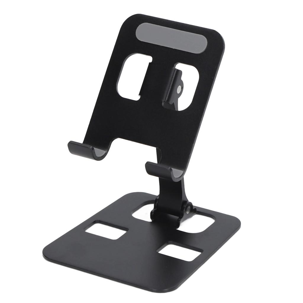 Desk Phone Stand Aluminum Alloy Adjustable Angle Antislip Silicone Phone Holder Stand for Tablet Pho