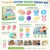 8-Piece Mystery Box Set Slow-Rising Stress Relief Fidget Sensory Squishy Bundle with 8 Unique Styles for Stress Relief Gift