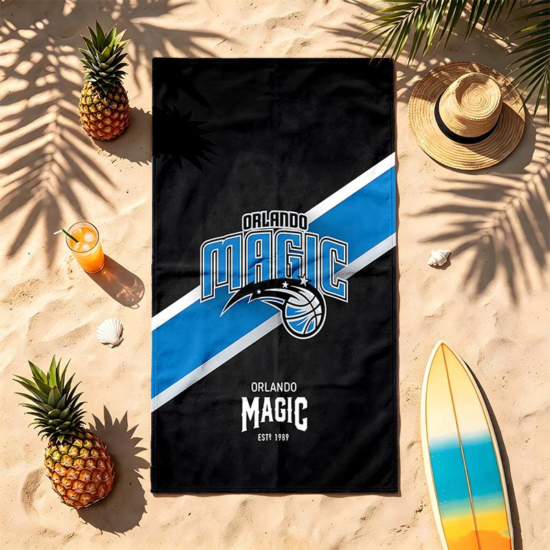 Orlando Magic (14) Asciugamano da Spiaggia Resistente alla Sabbia Morbido e Confortevole Adatto per Piscina Campeggio Yoga e Immersioni Un Viaggio