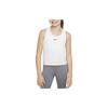 Solid Color Logo Vest Kids Tops White FB2264-100
