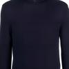 Emporio Armani FW21 Einfarbiger Langarm Strick Kapuzenpullover Pullover Herren Pullover Blau 6K1MXC-1MXYZ-0920