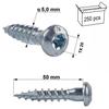 Csa 5.0X50Mm Carpentry Joint Screws