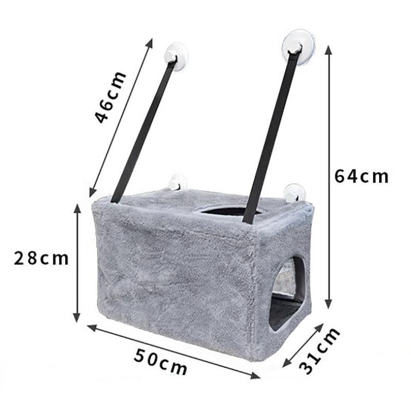 

Кошки Домик для питомца Подвесной тип Присоска Домик для кошки Гостиная Принадлежности для дрессировки кошек Предметы для дома и комфорта Аксессуары