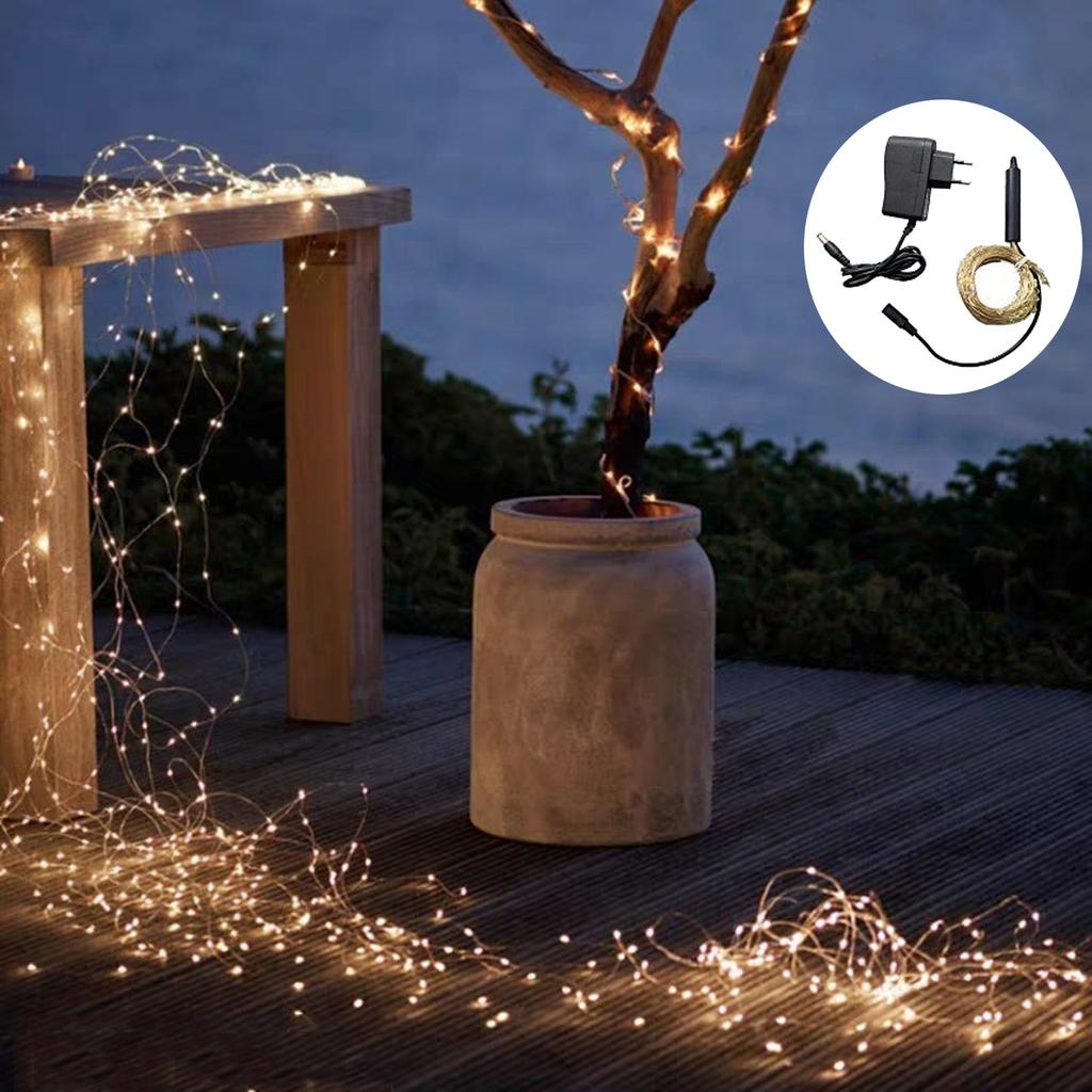 LED Light Bundle, 280 LED Light Curtain, Outdoor Lights With 14 Garlands, Christmas Tree Lights, Party Decoration For Garden, Party