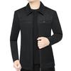 Men's Spring 2026 Color Block Lapel Jacket - Business Casual Versatile Outerwear