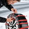 20Pcs Anti-Skid Snow Chains Automotive Tire Zip Ties for Snow Wheel Anti-Slip Chains for Sedan SUV Truck Outdoor Winter Driving