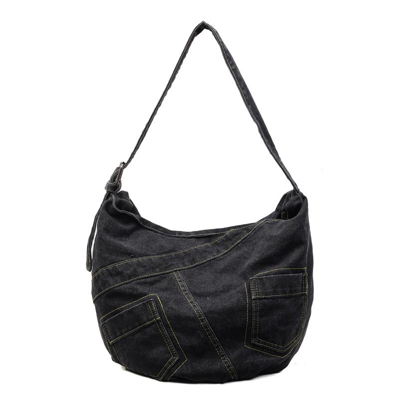 Commuter Denim Bag Women's Tote Bag Large Capacity Shoulder Bag