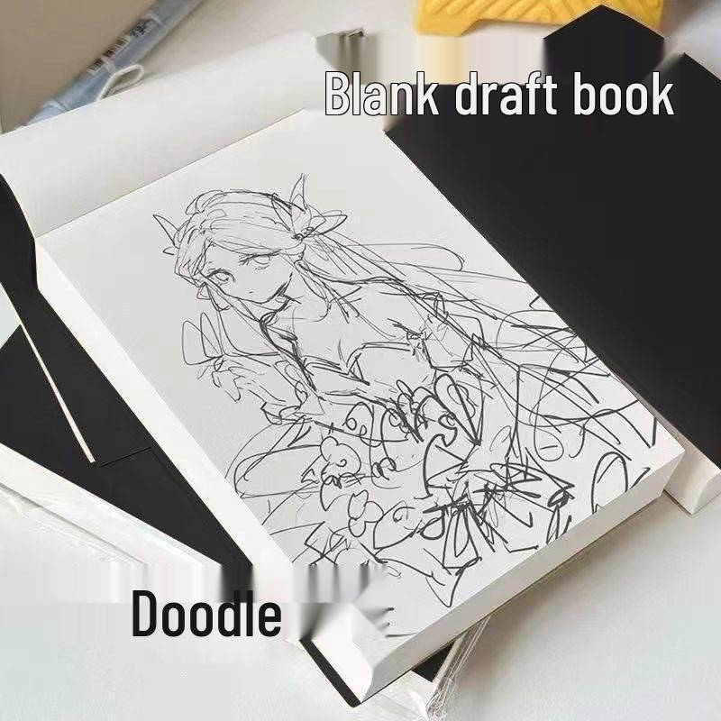 Ultra-Thick Kraft Paper Notebook, Large B5 Grid Lined for Students and Exam Preparation.