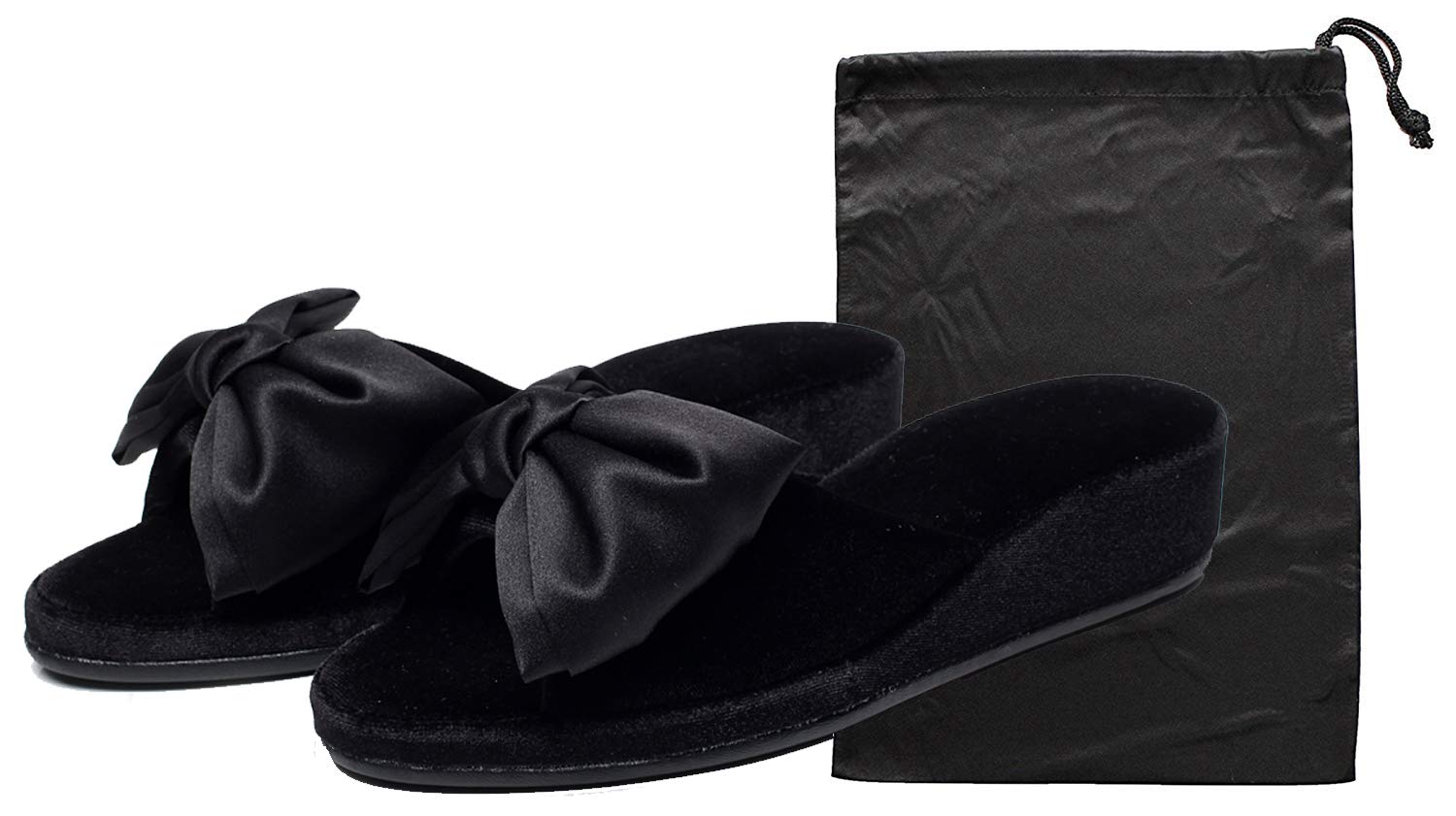 

Portable 4cm heeled slippers for indoor perfect for entrance entrance and school Black with storage size S to women s use, graduations, ceremonies,